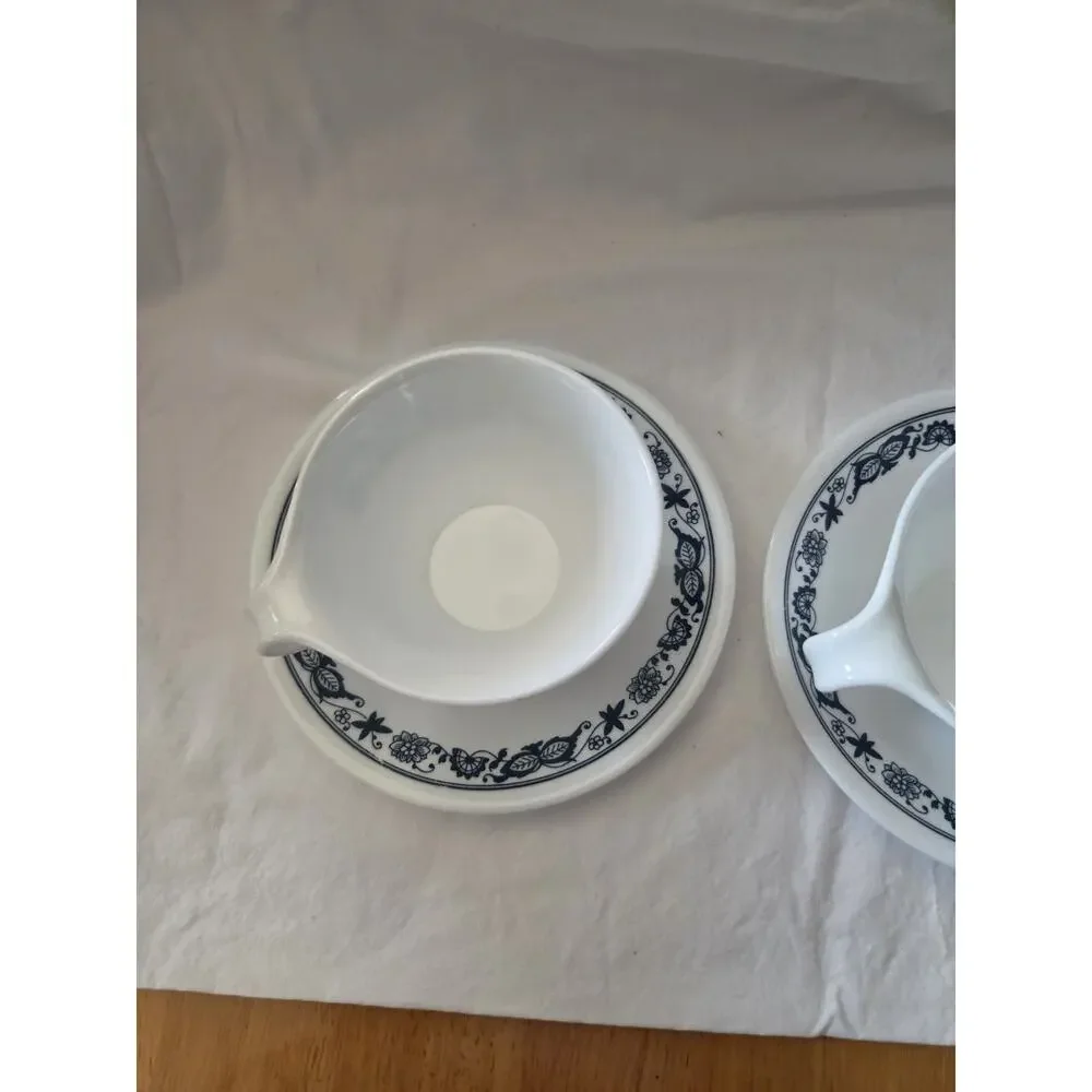 Corelle blue glossy cups